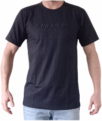 Spinning® Embroidery Unisex Shirt Black