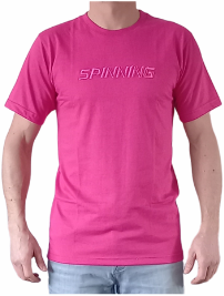 Spinning® Embroidery Unisex Shirt Pink