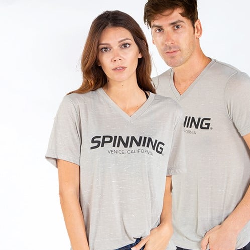 Spinning® Unisex Venice Short Sleeve V-Neck Tee