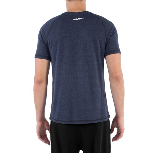 Mens Triblend VNeck Navy-2