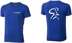Spinning® Mens V Neck Blue Large
