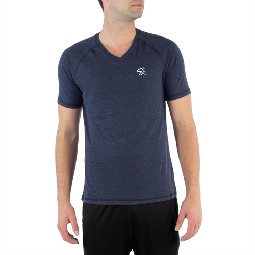 Mens Triblend VNeck Navy