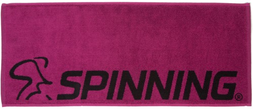 Spinning® Black and Purple Towel