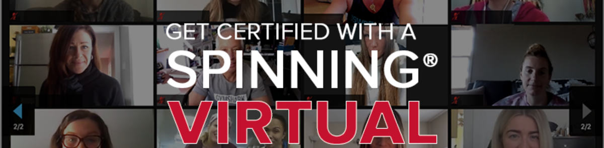 Get Certified with a Spinning® Virtual Training Now!