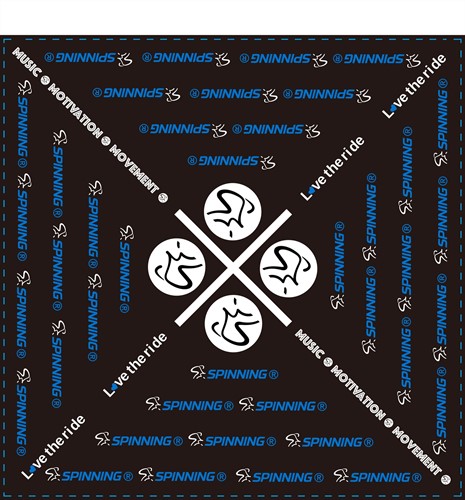 Spinning® Bandana Blue